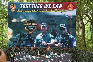 KASAD Saksikan Langsung Puncak Latihan Tempur Antar Kecabangan Kartika Yudha 2020