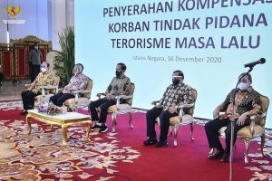 Presiden Memberikan Kompensasi Kepada Korban Terorisme
