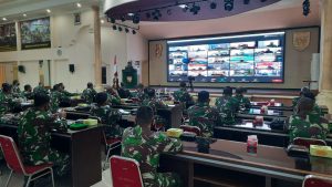 Kodam II/Swj Gelar Rapat Evaluasi Progja dan Anggaran Semester-II TA 2020 Bidang Personel