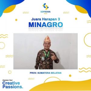 IKompetisi SOPREMA,  MinAgro Raih Juara Harapan 3