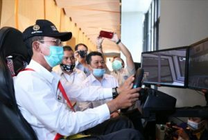 50 Driver Transmusi Ikut Simulasi Berkendara Aman, Harno Berharap Transmusi Beri Layanan Terbaik