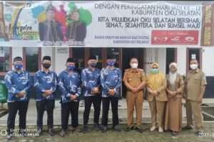 Ormas LDII OKU Selatan Menyampaikan Laporan Kepengurusan Masa Bakti 2021-2026 di Kantor Kesbangpol