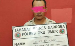 Sat-Res Narkoba Polres Oku Timur Aman Pelaku Narkoba