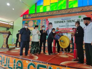 Ishak Mekki Resmi Buka Turnamen Tarung Silat Pesantraen Aulia Cendikia