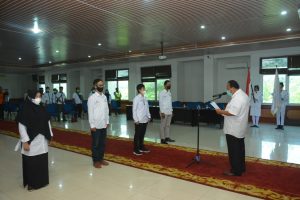 Ketua SMSI Sumsel Lantik dan Kukuhkan Kepengurusan SMSI OKU Selatan Periode 2021-2024.