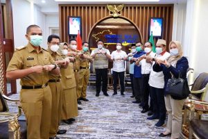 HD Terima Audiensi Komisioner KPU Sumsel