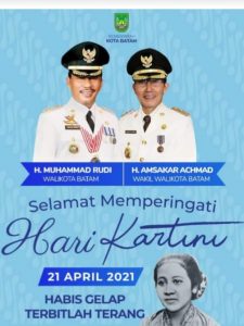 Peringatan Hari Kartini, Walikota Batam Mengajak Para Ibu Pelopor Patuhi Prokes