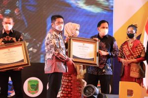 Pemkot Prabumulih Mendapat Penghargaan Ke II Tingkat Kota Se Sumsel