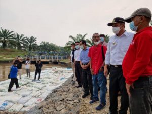Tanggul Irigasi Rampung dalam Waktu 21 Hari Janji Bupati OKU Timur