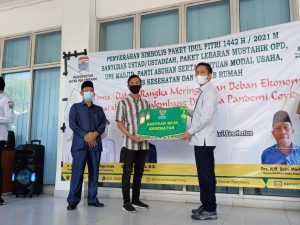 Program Palembang Peduli BAZNAS Kota Palembang Membagikan Sembako Sebanyak 2.105 Paket