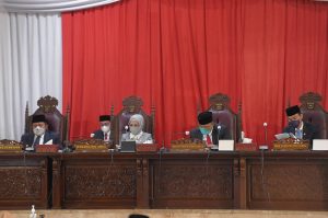 DPRD Prov. Sumsel Sampaikan Rekomendasi dan Menerima Serta Menyetujui LKPJ Gubernur TA 2020