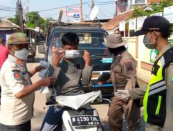 SATPOL PP KABUPATEN BEKASI BERSAMA PUSKESMAS WANASARI SERTA TNI-POLRI LAKSANAKAN OPERASI YUSTISI