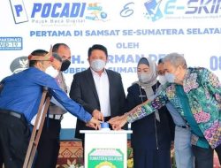 HD Launching Pojok Baca Digital dan Aplikasi E-SKIP di Samsat Wilayah Palembang III