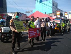 Lurah Batu Belang Jaya Bersama Lintas Sektor Lakukan Giat Patuhi Protokol Kesehatan