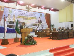 DPRD OKU Gelar Rapat Paripurna Peringatan HUT Kabupaten OKU Ke – 111 Berlangsung Secara Khidmat