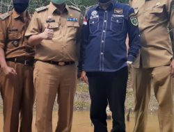 Prof. Edwar Juliartha Tinjau Pembangunan Desa Wisata Air Sumber Rahayu Muara Enim
