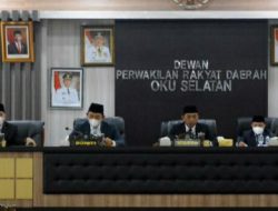 Paripurna DPRD OKU Selatan, Bupati Sampaikan Dua Raperda Tahun 2021 dan Raperda RPJMD Tahun 2021-2026