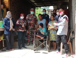 IWO Muba Bersama Laskas Merah Putih Membagikan 250 Paket Bansos