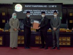 DPRD Palembang Setujui Tiga Raperda