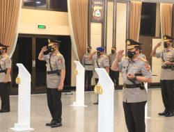 Kapolri Jenderal Pol Listyo Sigit Prabowo Pimpin Sertijab Kapolda Sumsel