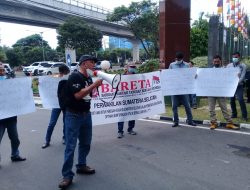 Aksi Damai Bareta Indonesia Usut Kasus Dana BTT Sumsel Tahun 2020