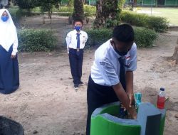 Siswa dan Guru SMPN Satu Simpang Sambut Gembira PTM