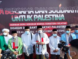 Aksi Solidaritas untuk Palestina: Herman Deru Gelar Salat Ghaib Berjemaah, Doa, dan Galang Bantuan Ambulans