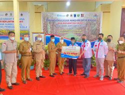 Penandatangan Akad Kredit Perdana KUR Replanting Sawit KUD Citra Sawit Mandiri dan Bank Sumsel Babel Capem Mesuji