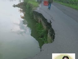 LMp Oku Timur Dorong Pemrov Sumsel untuk Memperbaiki Jalan Amblas Tanjung Aman Martapura