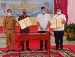 Bupati Hadiri Mou Kejaksaan Negeri dengan Camat Se Kabupaten Oku Timur dan Forom Kades
