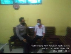 Bhabinkamtibmas Polsek Batu jaya Jalin Kemitraan Dengan Jurnalis