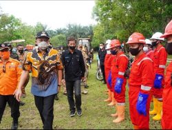 Bupati Oku Timur Tinjau Kesiapan Menghadapi Bencana Karhutla di Desa Kalirejo