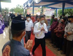 Bupati H lanosin ST meresmikan gedung baru MTs Ar Taqwa