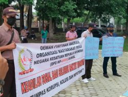 MP NKRI Gelar Aksi Damai, Usut Tuntas Ilegal Logging di Kab OKU Selatan
