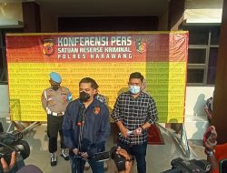 Kasat Reskrim Polres Karawang Laksanakan Jumpa Pers Dugaan Melakukan Penghinaan