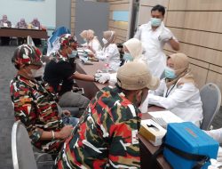 Percepatan Pencapaian Vaksinasi 70 Persen di Awal Januari 2022 Laskar Merah Putih Gelar Vaksinasi Tahap 1 dan 2