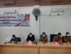 Calon Kepala Desa Lulus Seleksi Tambahan Pada Pilkades Serentak OKU Selatan Tahun 2021