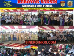 Luar Biasa !!! Sebanyak 1200 Masyarakat Buay Pemaca Terima Vaksin Dosis Pertama