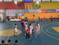 Porprov XIII OKU Raya, Semi Final Basket Tim Basket Putra Kota Palembang Menang Atas Tim Muba