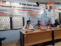 PWI Sumsel Gelar Ngopi Cow, Mematuhi KEJ dan Kode Perilaku Wartawan “Masihkah Terjerat Pidana”