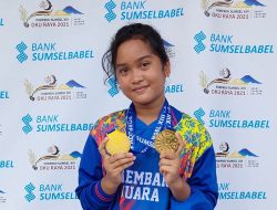 Alya, Siswi Kelas XIII SMP Negeri 51 Raih 2 Medali Emas Cabor Menembak pada Porprov XIII OKU Raya