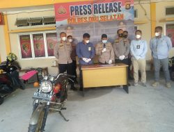 Dua Tersangka Pencuri Mobil Pada Saat Malam Penutupan Porvrop Resmi di Tahan