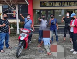 Pencuri Motor di Palembang yang Seret Korban 5 Meter Dilumpuhkan