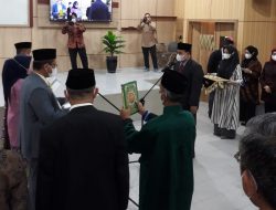 Rektor Unsri Lantik Wakil Dekan Fisip Unsri Masa Jabatan 2022-2026