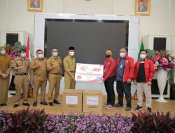 ACE Hardware donasikan 15 ribu masker 3 lapis, Harnojoyo : Palembang Prokes jangan kendor
