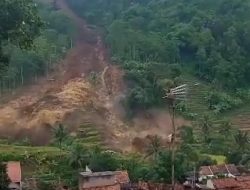 Becana Alam Longsor Besar Menerjang Sumedang Selatan