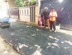 Pemerintah Desa Tridayasakti Kecamatan Tambun Selatan  melakukan pembenahan infrastuktur