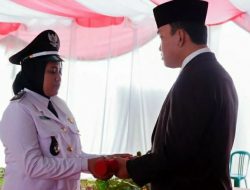 Plt Bupati Beni Lantik Kades PAW Terpilih Desa Talang Mandung