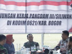 Bupati Bogor menerima Kunjungan Kerja Pangdam III Siliwangi,