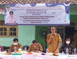 Pemerintah Desa Bantarjaya Kecamatan Pebayuran menggelar Musyawarah Perencanaan Pembangunan Desa